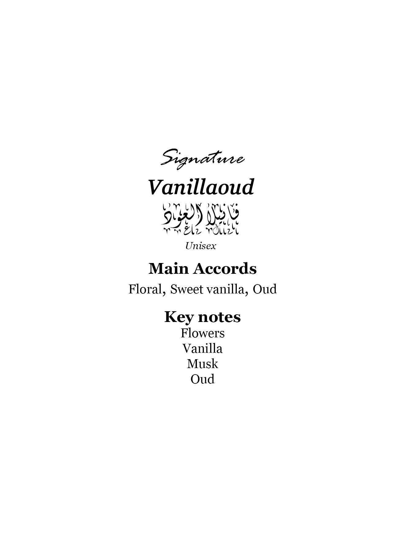 Vanillaoud